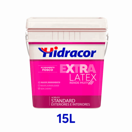 TINTA ACRÍLICA EXTRA LATEX 15L – HIDRACOR